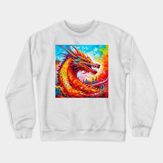 Chinese New Year 2024 Year of the Dragon Lunar New Year Happy New Year 2024 Crewneck Sweatshirt by MyVictory